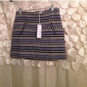 Aztec print skirt